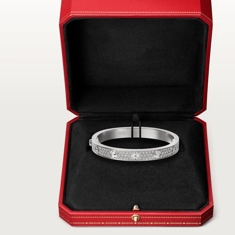 [LORA]LOVE BRACELET 6.1MM DIAMOND-PAVED