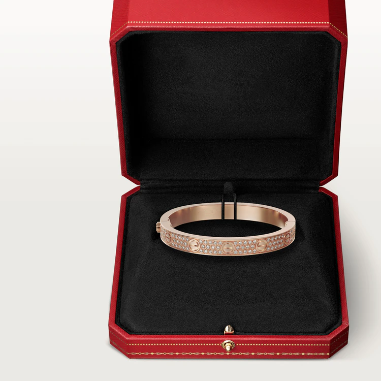 [LORA]LOVE BRACELET 6.1MM DIAMOND-PAVED