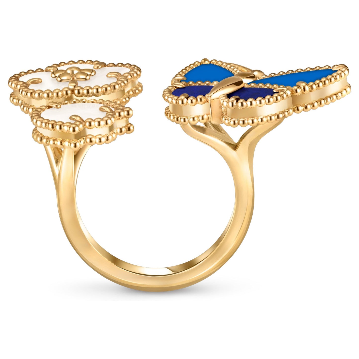 [LORA]LUCKY SPRING BUTTERFLY OPEN-FACE RINGS