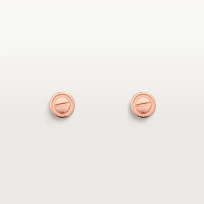 [LORA]LOVE EARRINGS PINK GOLD 10MM