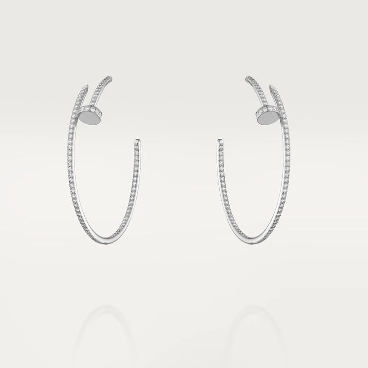 [LORA]JUSTE EARRINGS FULL DIAMONDS 1.8MM