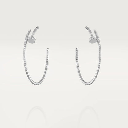 [LORA]JUSTE EARRINGS FULL DIAMONDS 1.8MM