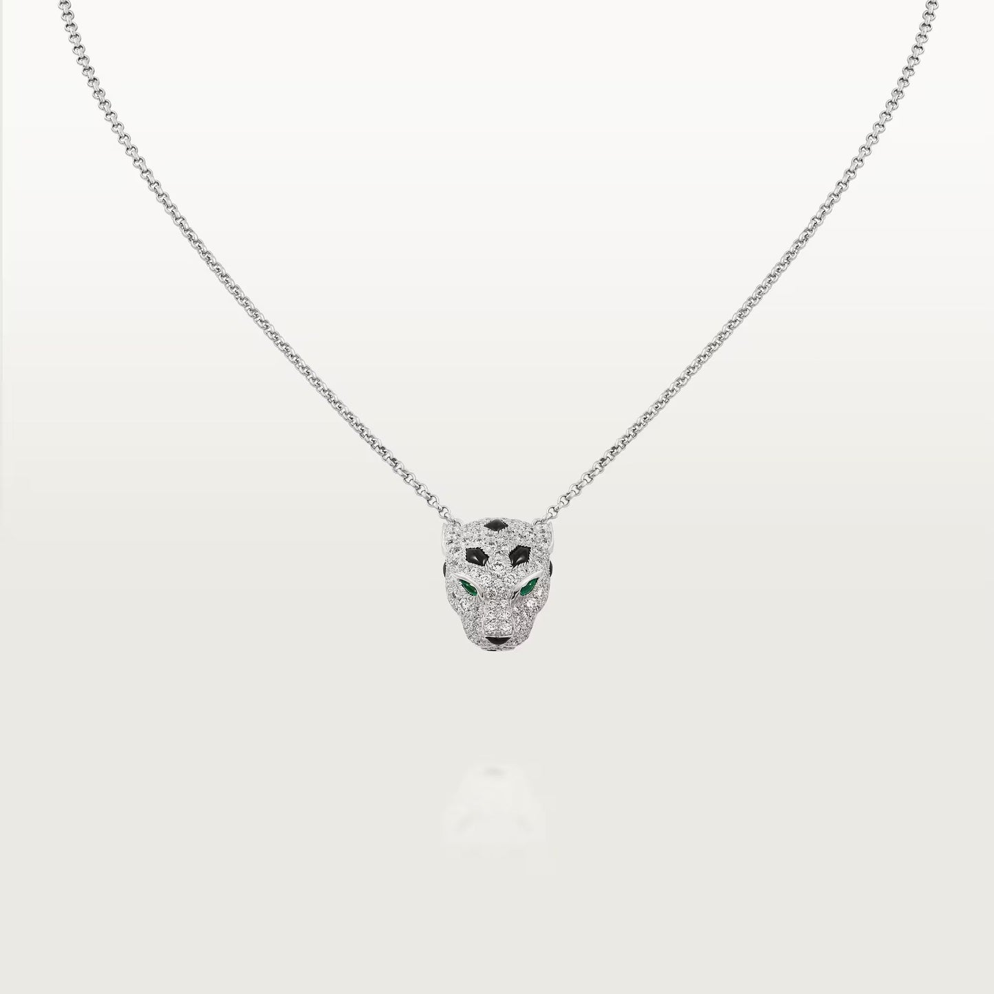 [LORA] PANTHERE FULL DIAMOND NECKLACE