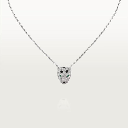 [Lora] PANTHERE FULL DIAMOND NECKLACE