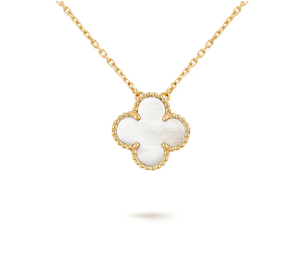 [Lora]CLOVER 15MM SINGLE FLOWER NECKLACE COLLECTION