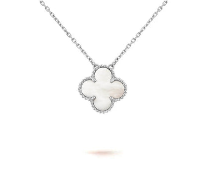 [Lora]CLOVER 15MM NECKLACE SILVER COLLECTION