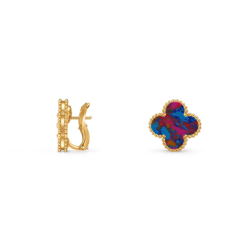 [Lora]CLOVER 15MM MOP EARRINGS COLLECTION