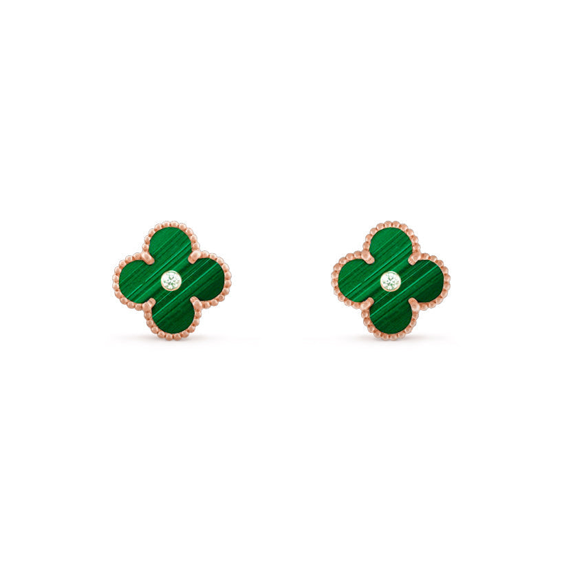 [Lora]CLOVER  15MM DIAMOND EARRINGS COLLECTION