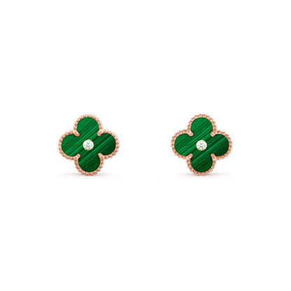 [Lora]CLOVER  15MM DIAMOND EARRINGS COLLECTION