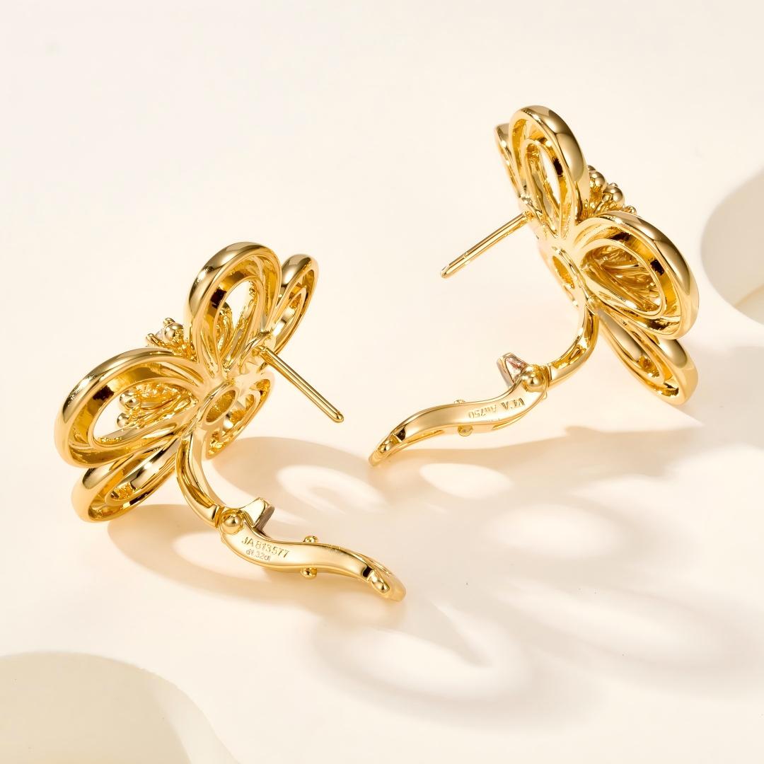 [LORA] FLOWERLACE EARRING 5 DIAMONDS