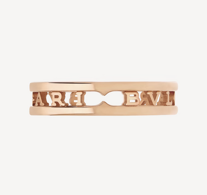 [LORA]ZERO 1 ONE-BAND WITH OPENWORK LOGO SPIRAL RING
