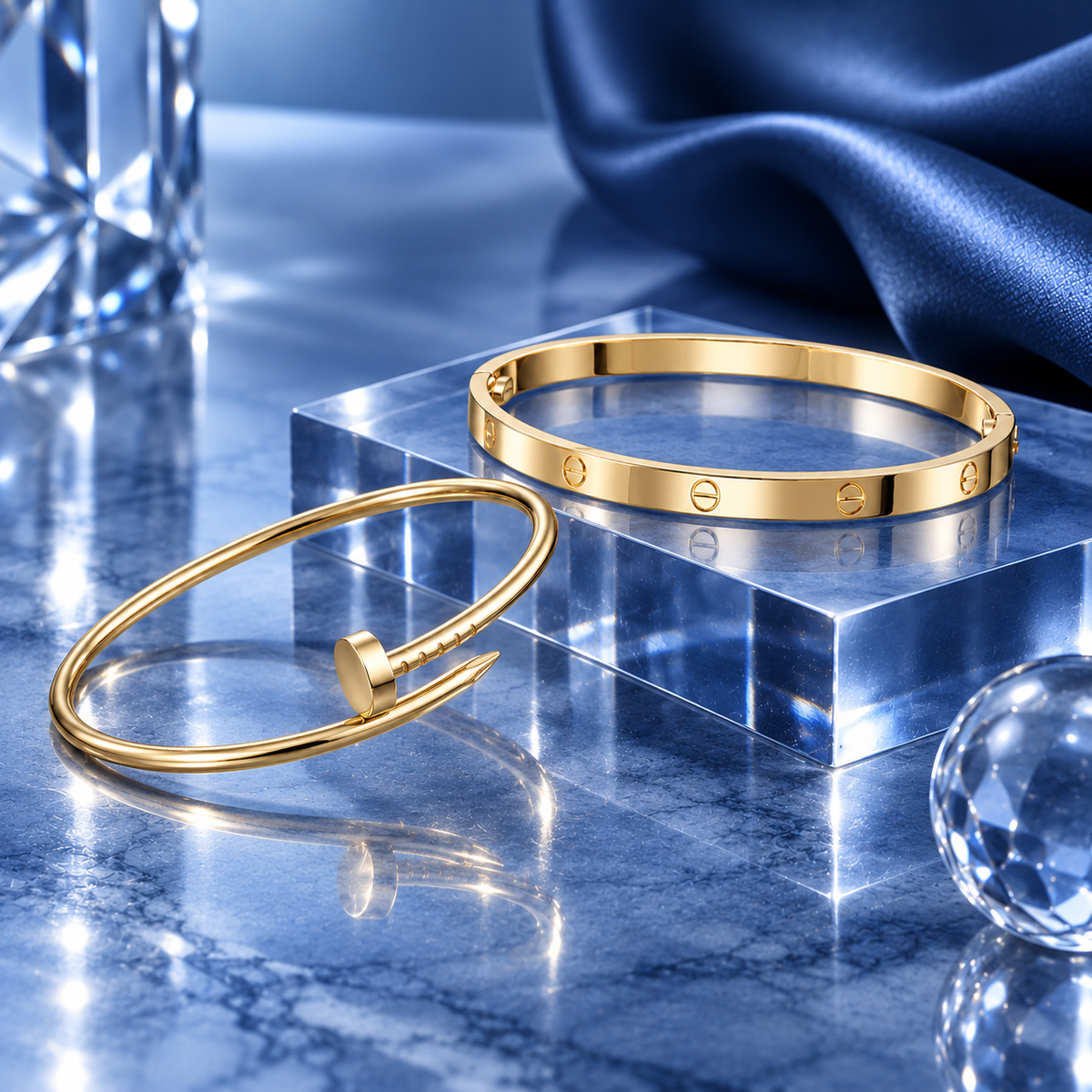 [Lora] LOVE & JUSTE Classic Bracelet Stack Set