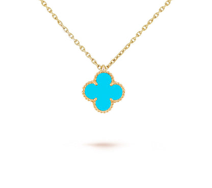 [Lora]CLOVER MINI 9.5MM CARNELIANS NECKLACE COLLECTION