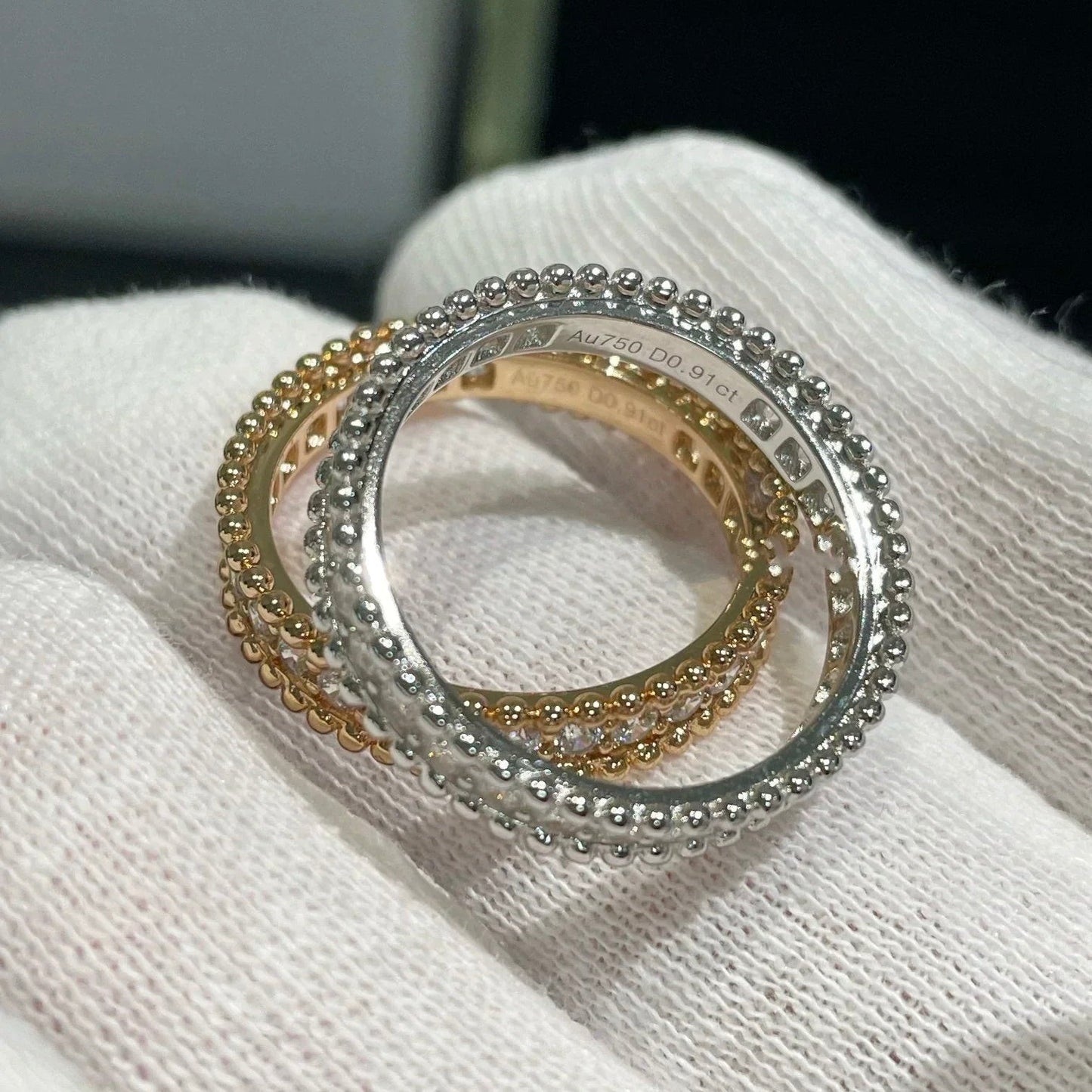 [Lora]PERLEE DIAMOND SILVER RING