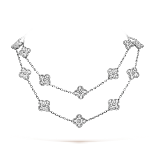 [Lora]CLOVER 20 MOTIFS DIAMOND SILVER