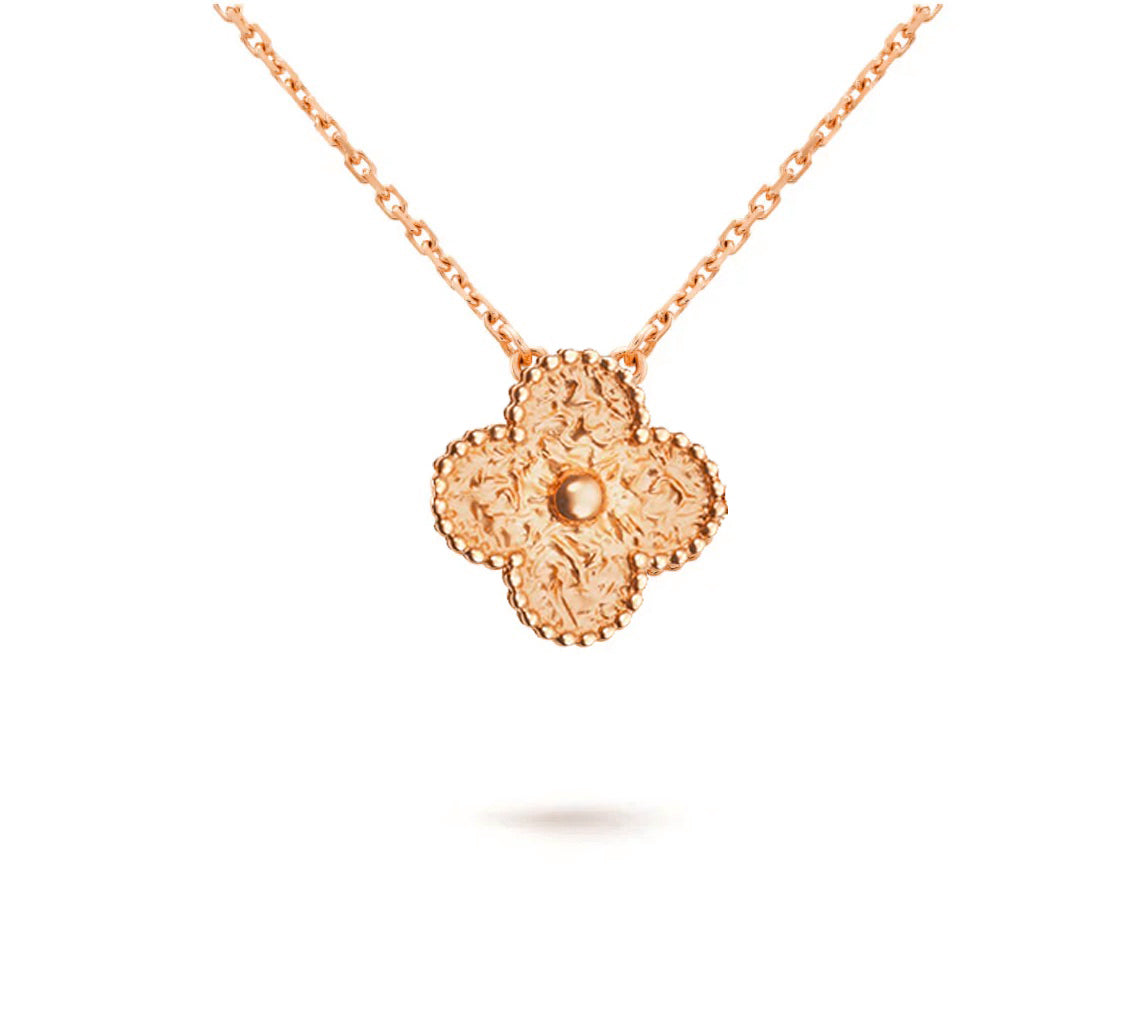 [Lora]CLOVER 15MM SINGLE FLOWER NECKLACE COLLECTION