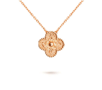 [Lora]CLOVER 15MM SINGLE FLOWER NECKLACE COLLECTION