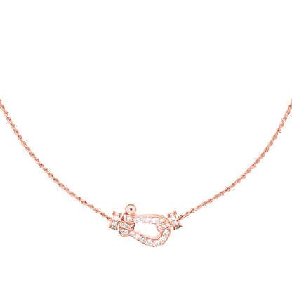 [LORA]FORCE 10 PINK GOLD DIAMOND NECKLACE