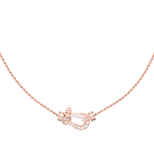 [LORA]FORCE 10 PINK GOLD DIAMOND NECKLACE