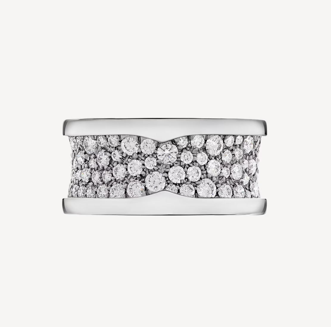 [LORA]ZERO 1 WITH PAVED DIAMONDS ON THE SPIRAL RING