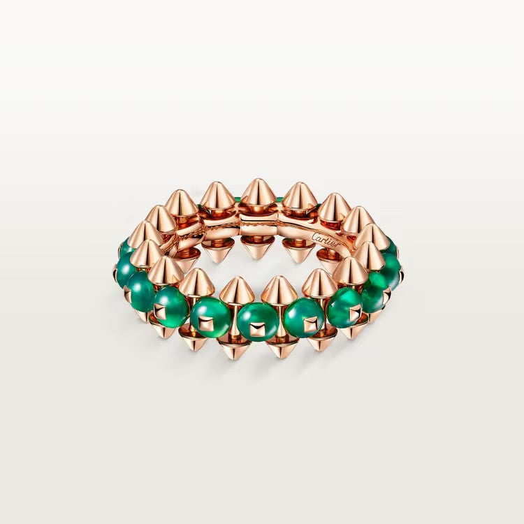 [LORA] CLASH 7.9MM AGATE CHALCEDONY RING