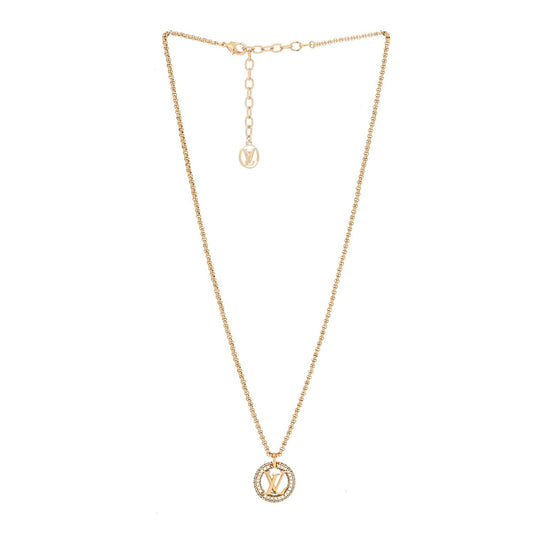 [LORA]BY NIGHT DIAMOND PAVED NECKLACE