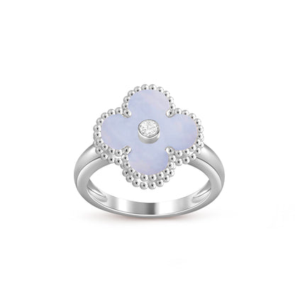 [Lora]CLOVER SILVER DIOMND RING COLLECTION