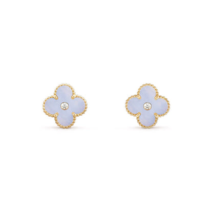 [Lora]CLOVER  15MM DIAMOND EARRINGS COLLECTION