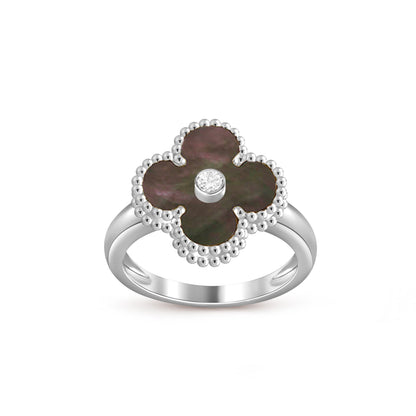 [Lora]CLOVER SILVER DIOMND RING COLLECTION