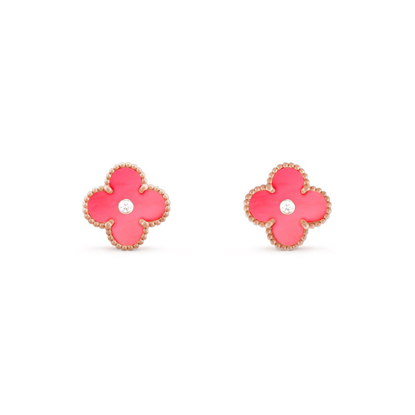 [Lora]CLOVER  15MM DIAMOND EARRINGS COLLECTION