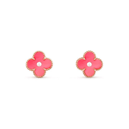 [Lora]CLOVER  15MM DIAMOND EARRINGS COLLECTION
