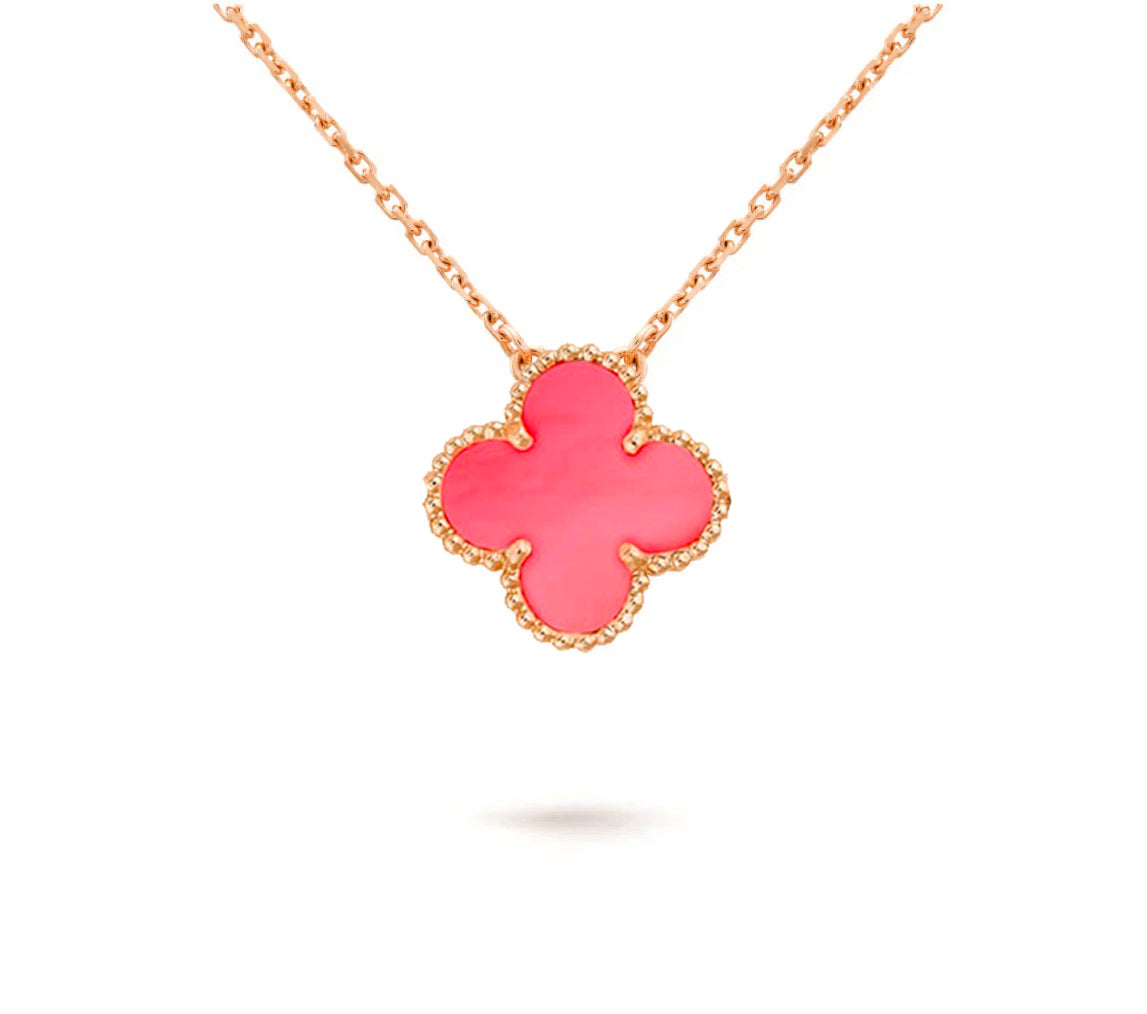 [Lora]CLOVER 15MM SINGLE FLOWER NECKLACE COLLECTION