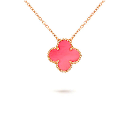 [Lora]CLOVER 15MM SINGLE FLOWER NECKLACE COLLECTION