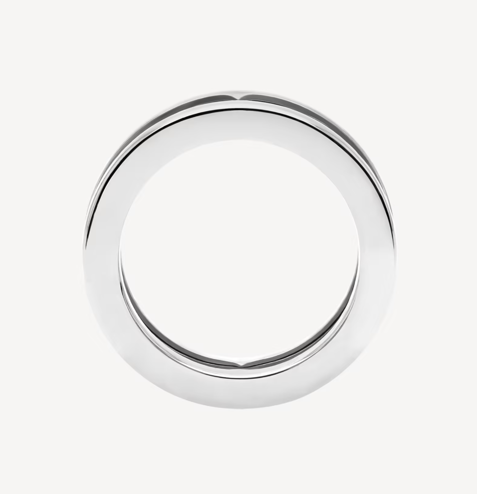 [LORA]ZERO 1 ONE-BAND WITH OPENWORK LOGO SPIRAL RING