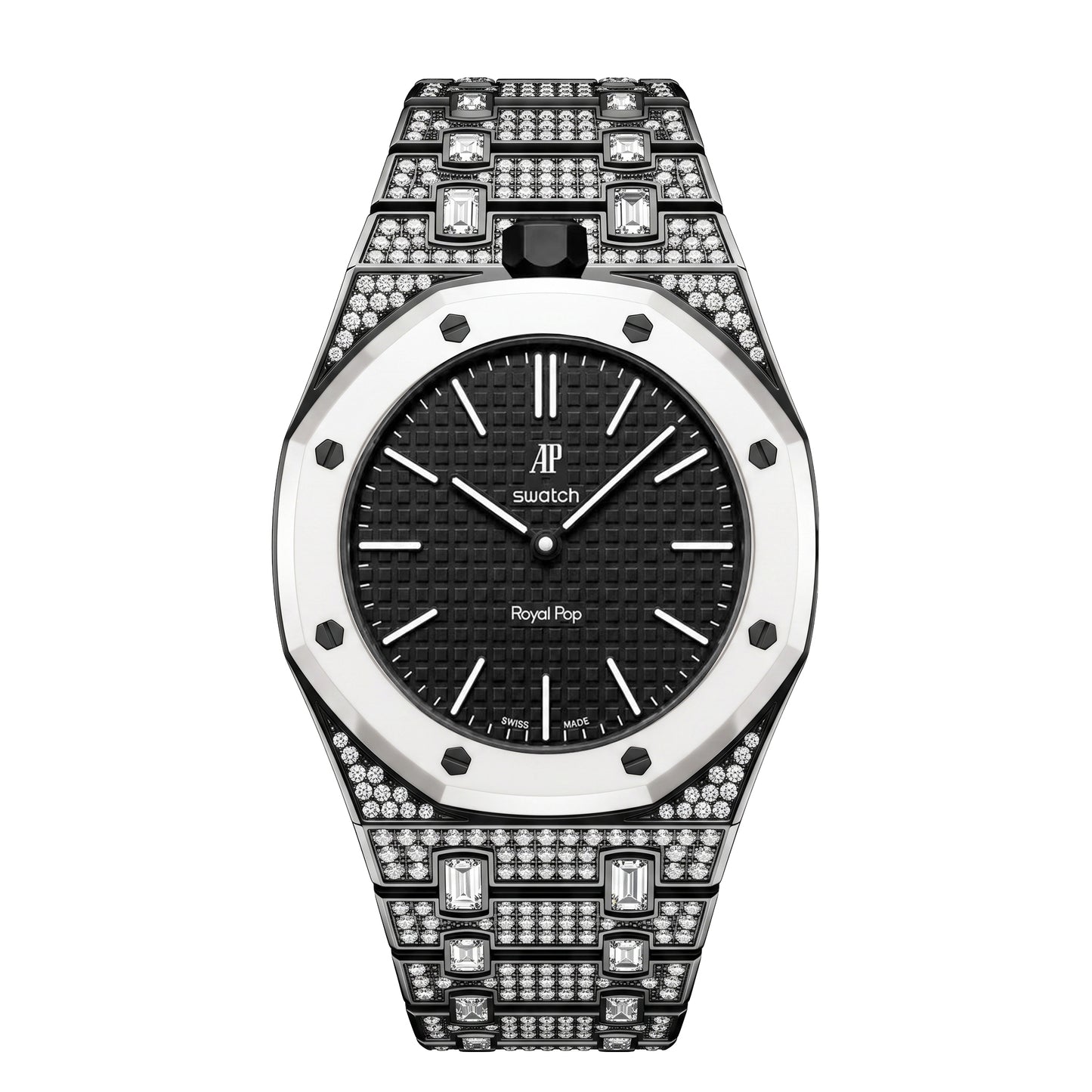 Royal Oak Pop Exclusive Bioceramic Case & Bioceramic Strap Diamond