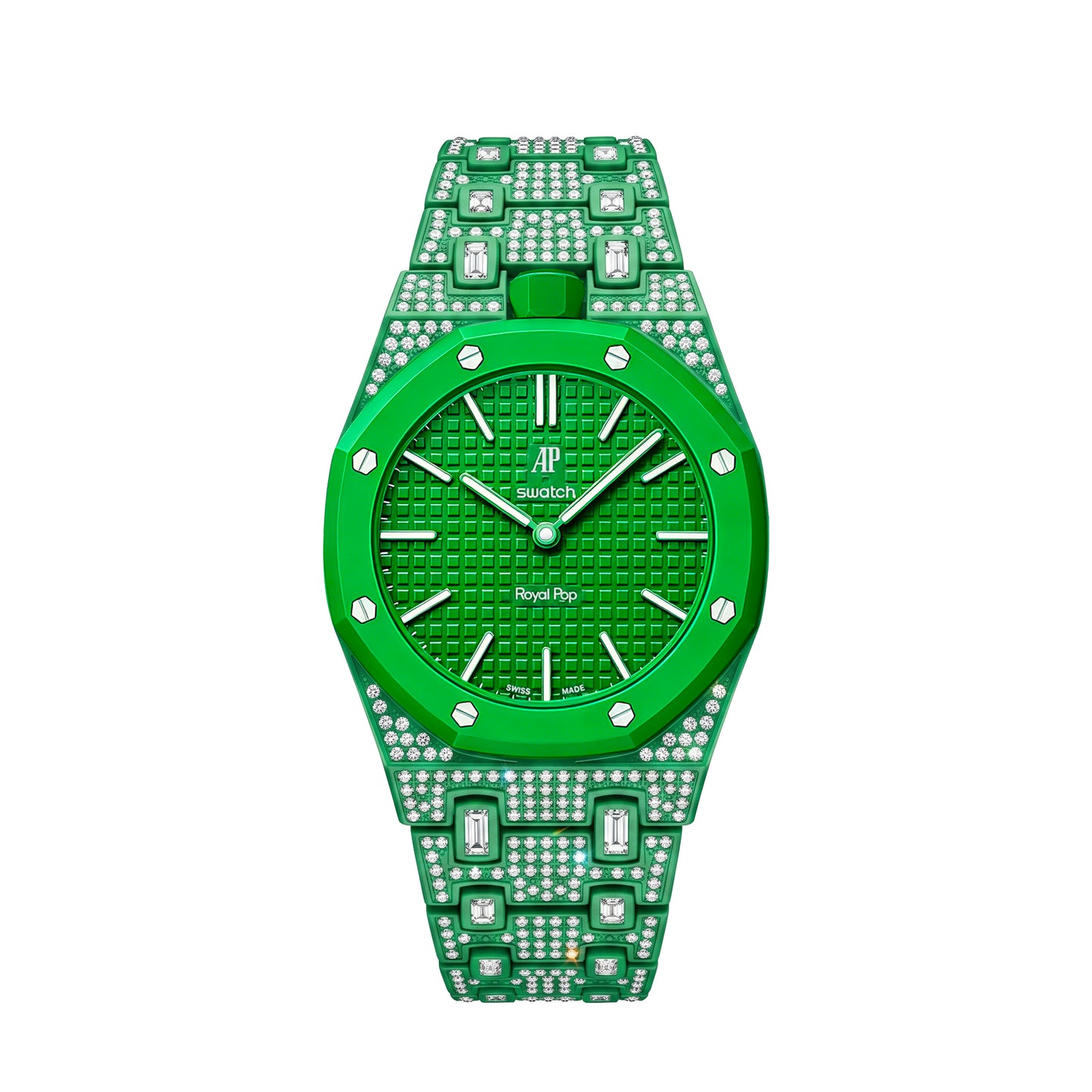 Royal Oak Pop Exclusive Bioceramic Case & Bioceramic Strap Diamond