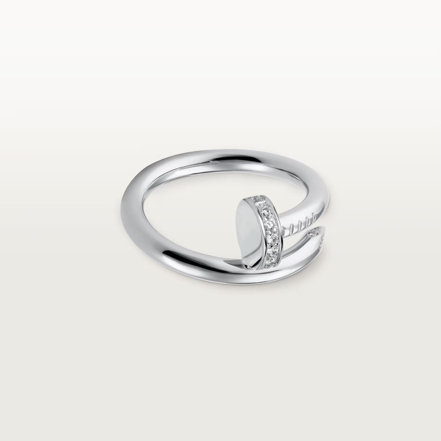 [LORA] JUSTE RING 2.6MM HALF DIAMOND