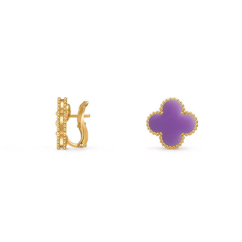 [Lora]CLOVER 15MM MOP EARRINGS COLLECTION