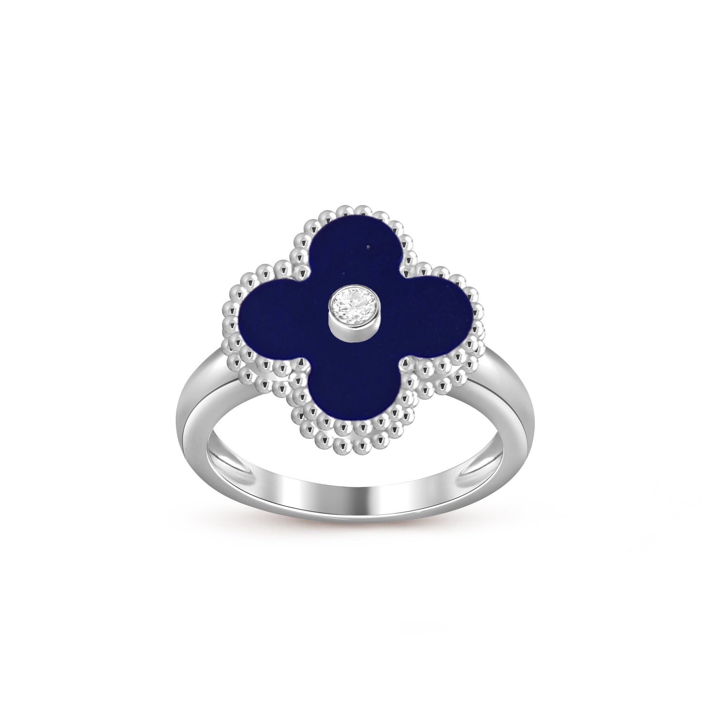 [Lora]CLOVER SILVER DIOMND RING COLLECTION