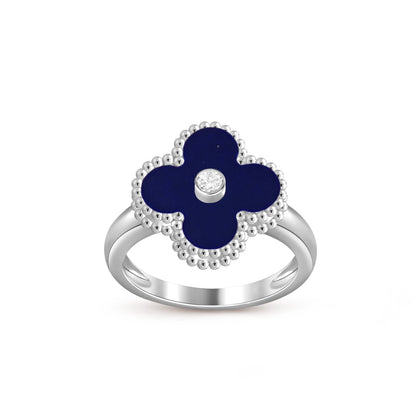 [Lora]CLOVER SILVER DIOMND RING COLLECTION