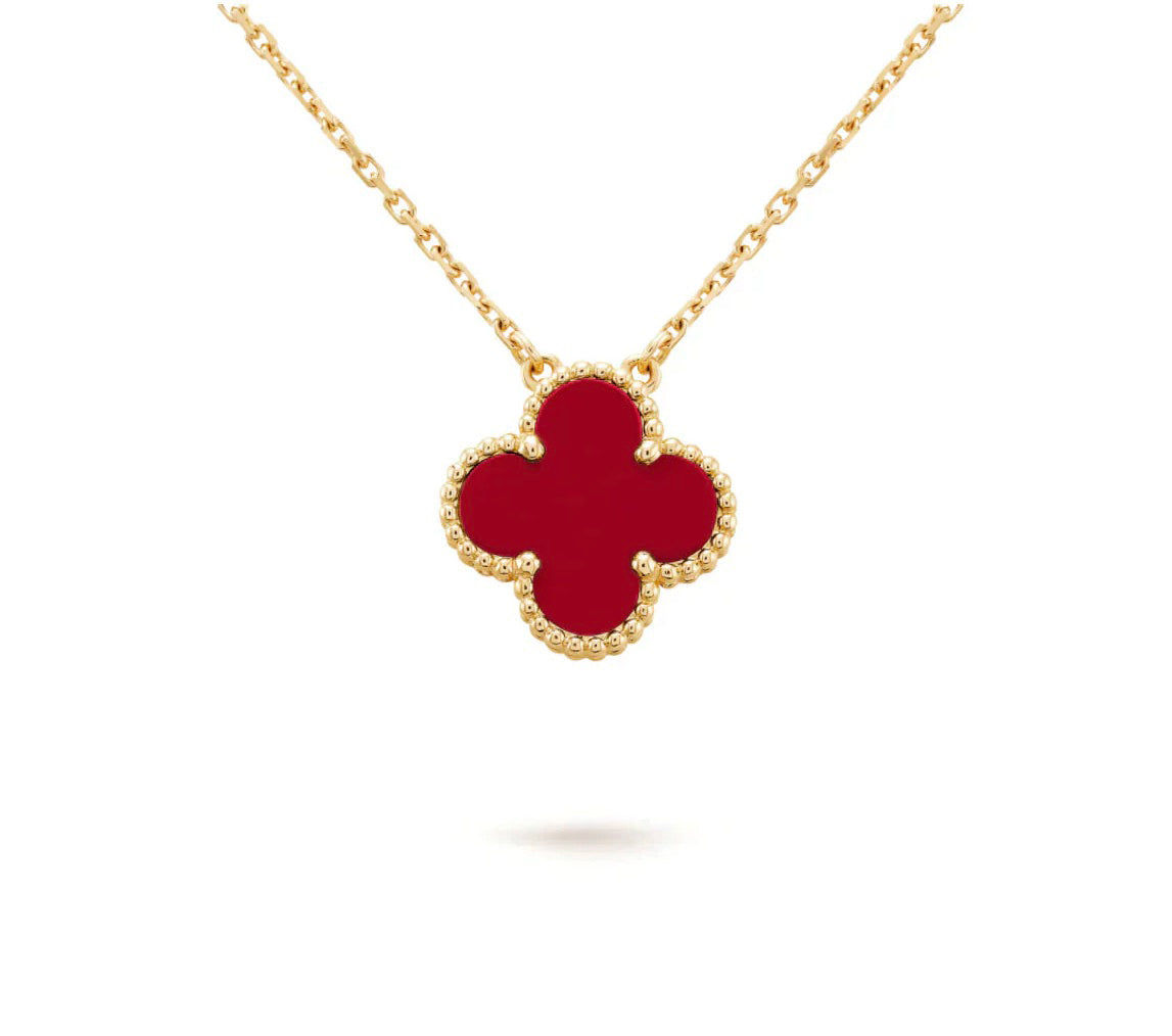 [Lora]CLOVER 15MM SINGLE FLOWER NECKLACE COLLECTION