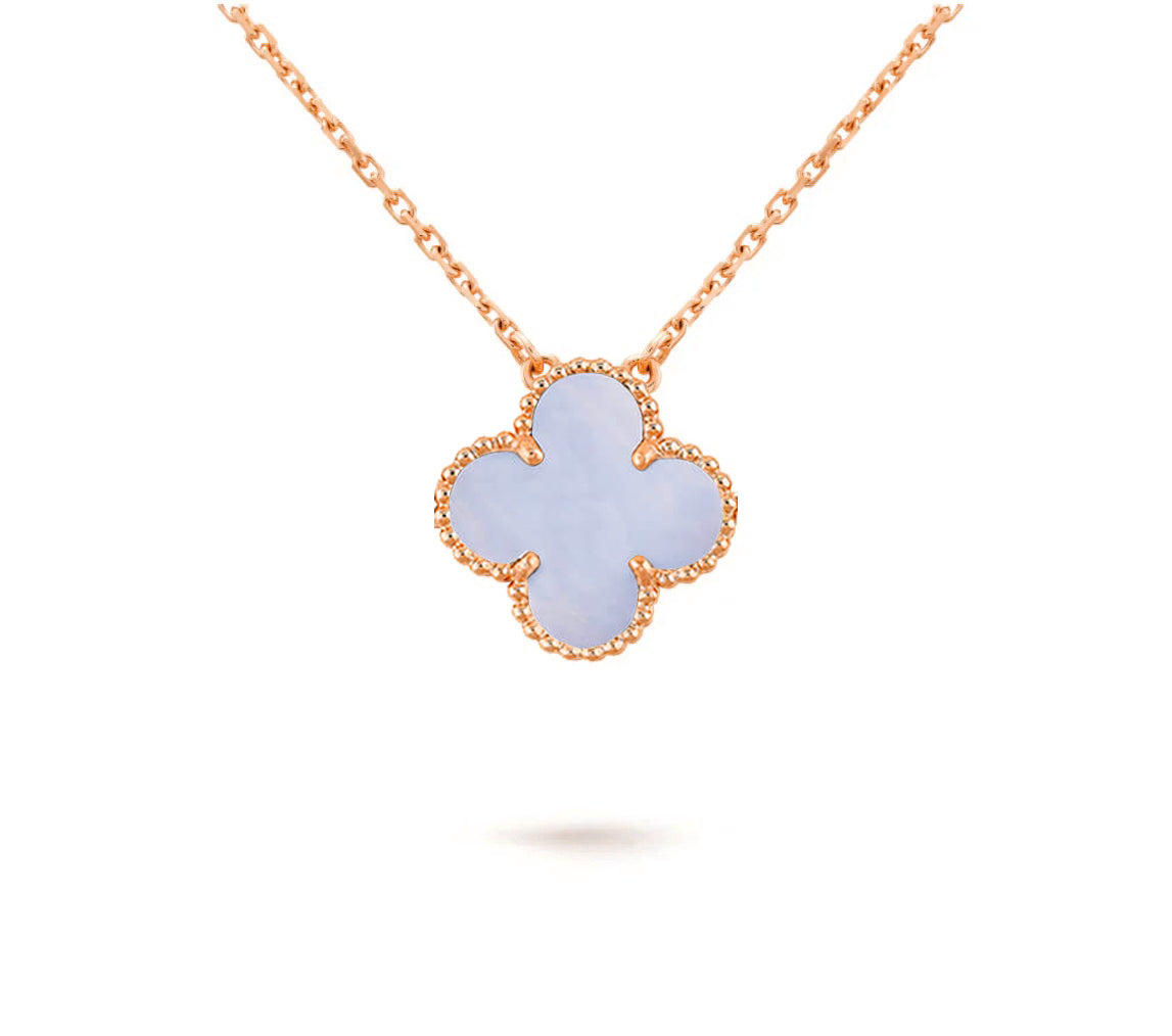 [Lora]CLOVER 15MM SINGLE FLOWER NECKLACE COLLECTION