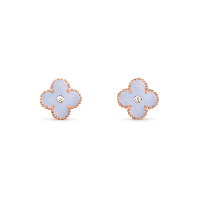 [Lora]CLOVER  15MM DIAMOND EARRINGS COLLECTION