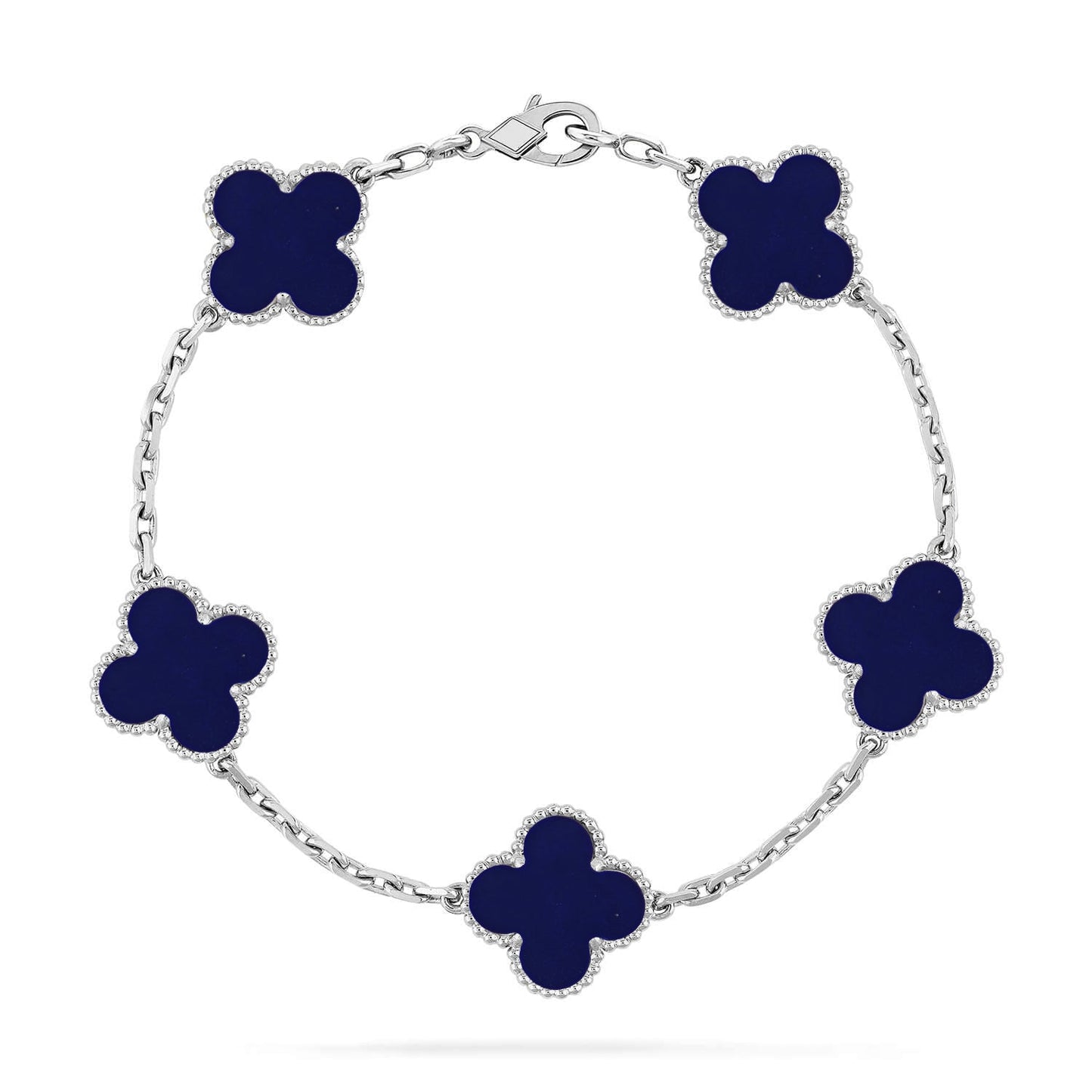[Lora]CLOVER 5 MOTIF LAPIS LAZULI BRACELET COLLECTION