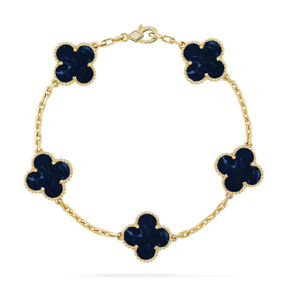 [Lora]CLOVER 5 MOTIF PIETERSITE BRACELET COLLECTION