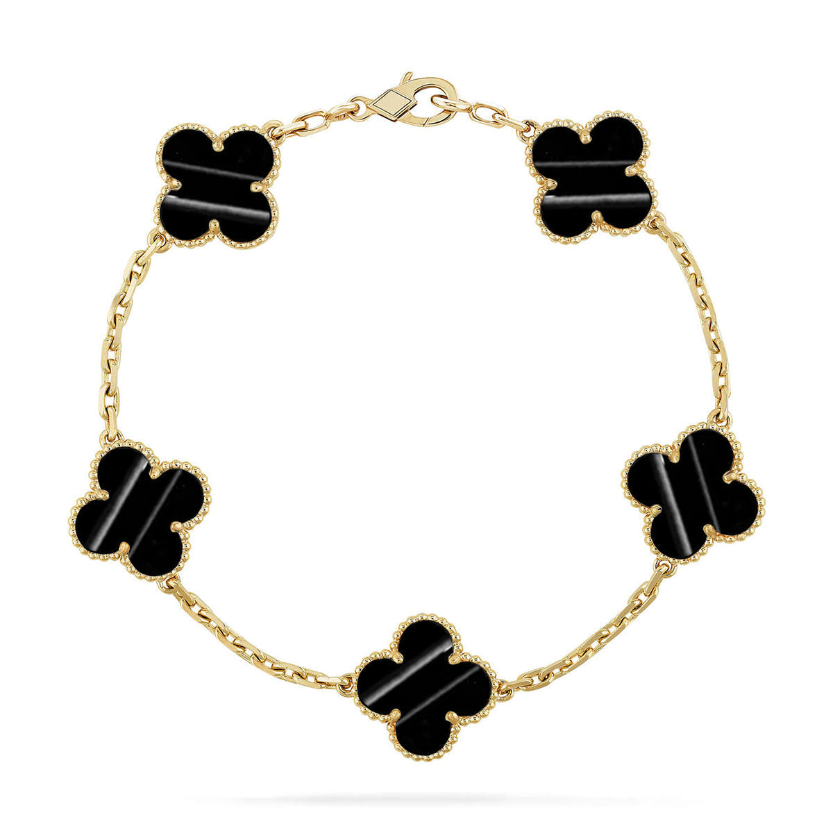 [Lora] CLOVER 5 MOTIF PULSAR STONE BRACELET COLLECTION