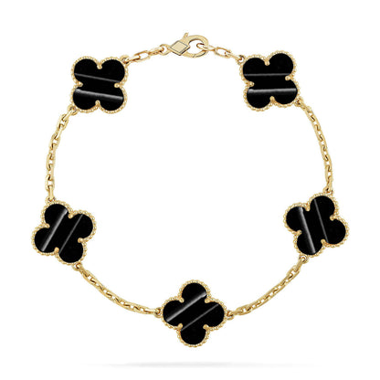 [Lora] CLOVER 5 MOTIF PULSAR STONE BRACELET COLLECTION