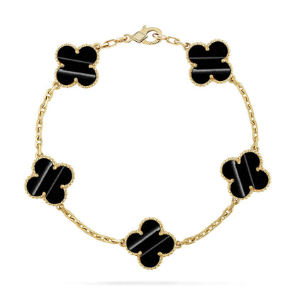 [LORA] CLOVER 5 MOTIF PULSAR STONE BRACELET COLLECTION