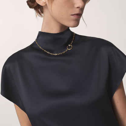 [LORA] JUSTE NECKLACE FULL DIAMONDS