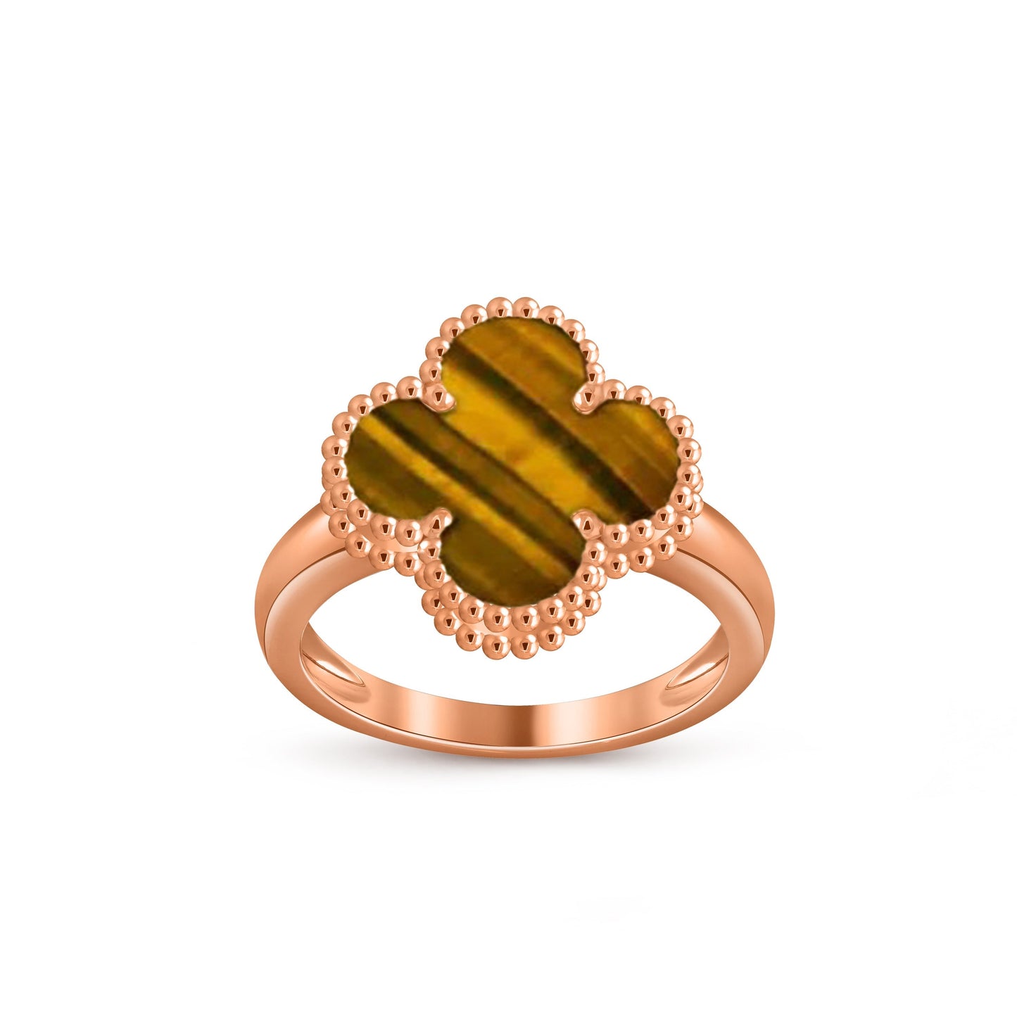 [Lora]CLOVER RING ROSE GOLD COLLECTION